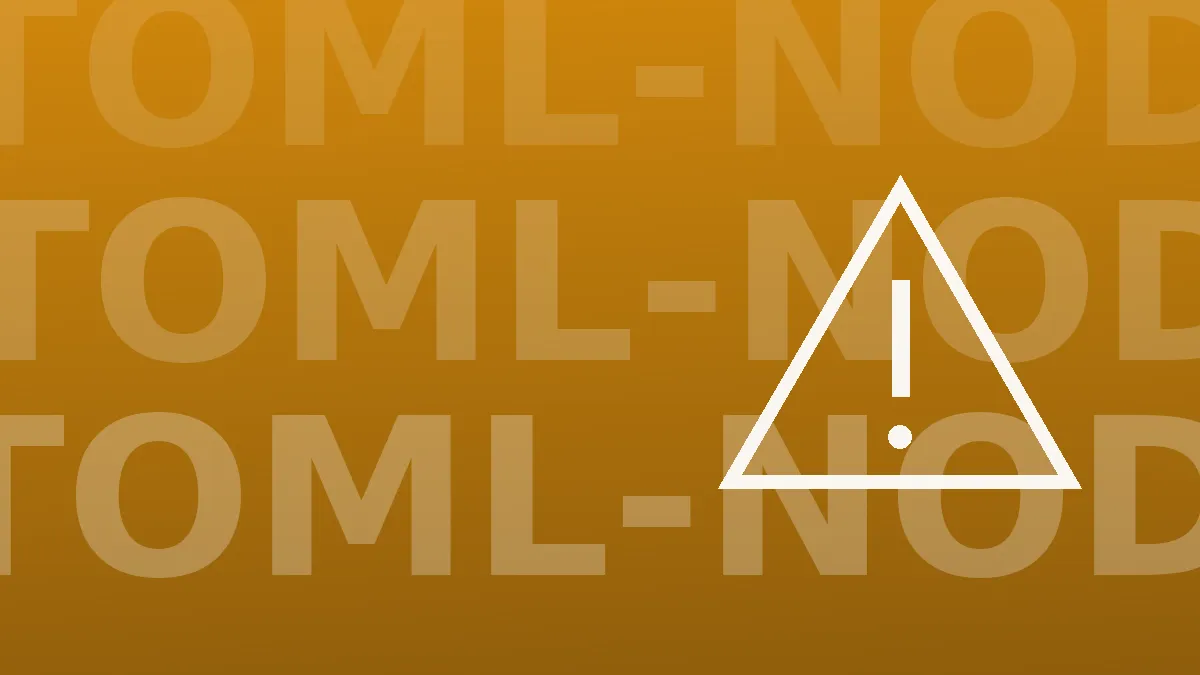 Node.js TOML Parser Flaw Blocks Event Loop, Fix Available in 5.0.1